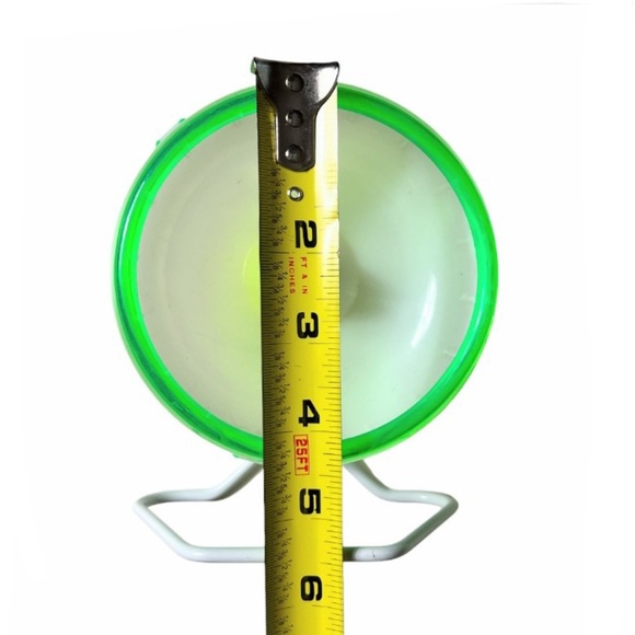 NWOT Silent Spinner Mini Green Small Animal Exercise Wheel - Picture 3 of 9